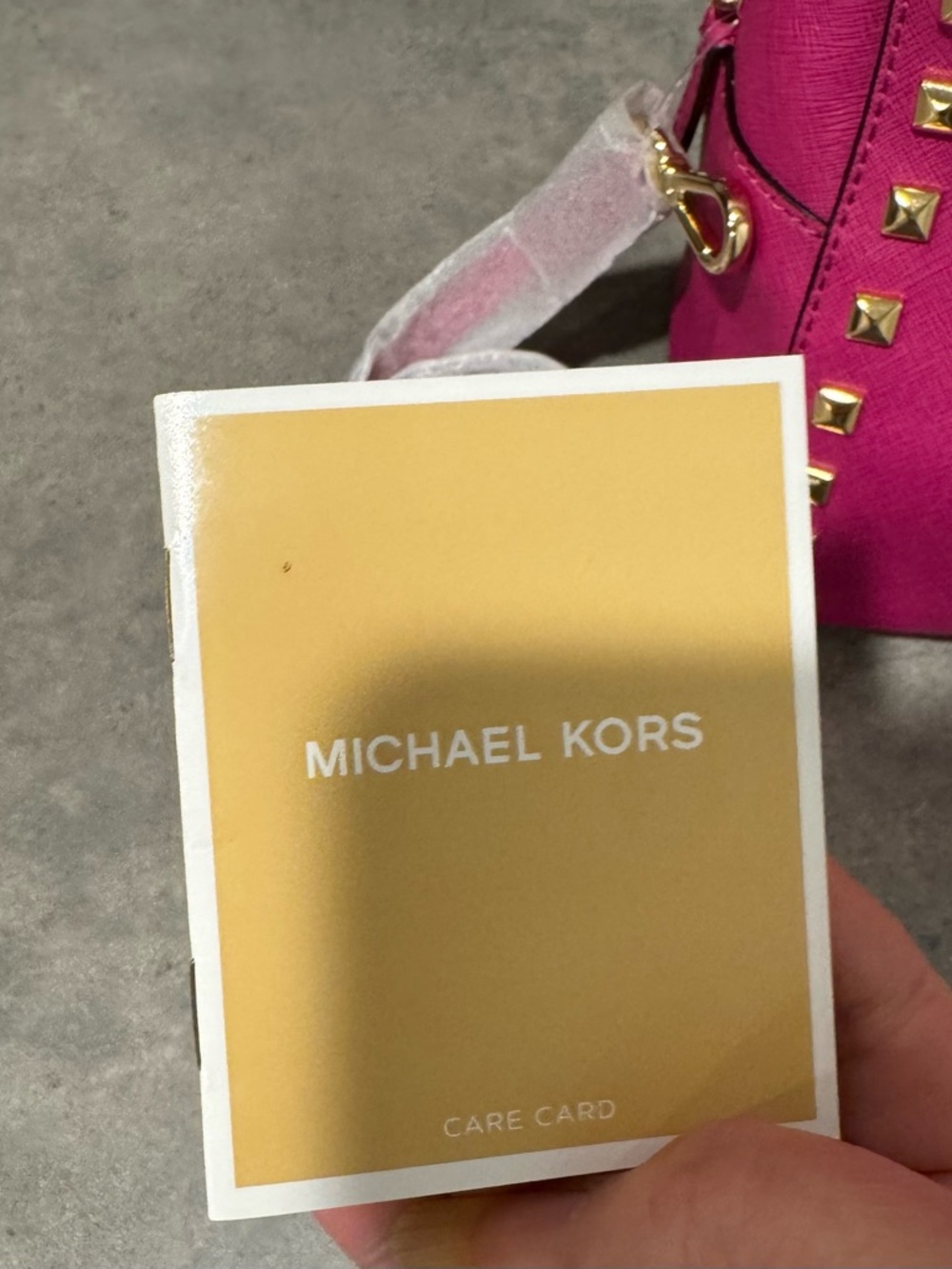 Michael Michael Kors Studded Medium Saffiano Leather Selma Satchel! NWT!! - Picture 7 of 11